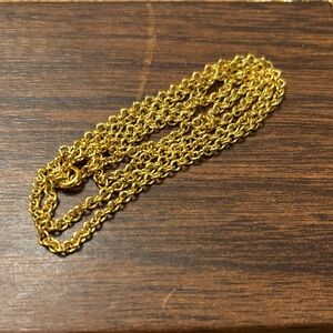 22”  Gold tone Chain Necklace